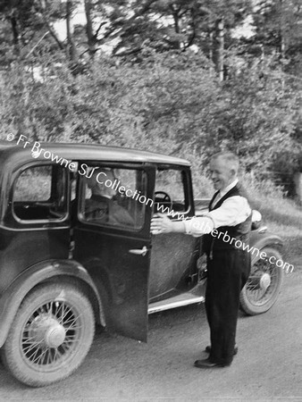 REV.ARTHUR MURPHY P.P. IN CAR NEAR BALLYBRITTAS CO.LAOIS